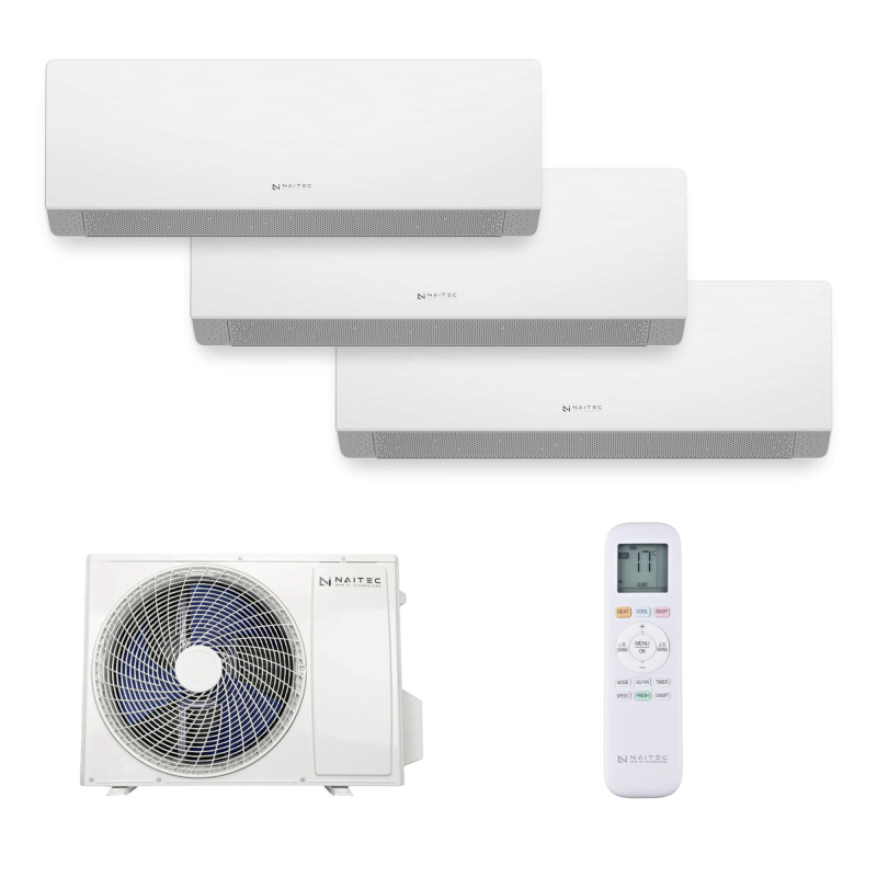 Naitec Multisplit - vonkajšia 8 kW + 3 x Naitec New Smart vnútorná 3,5 kW