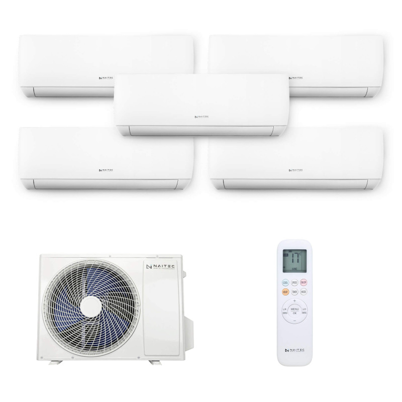 Naitec Multisplit - vonkajšia 12 kW + 5 x Naitec New Smart vnútorná 3,5 kW SM35HXXK